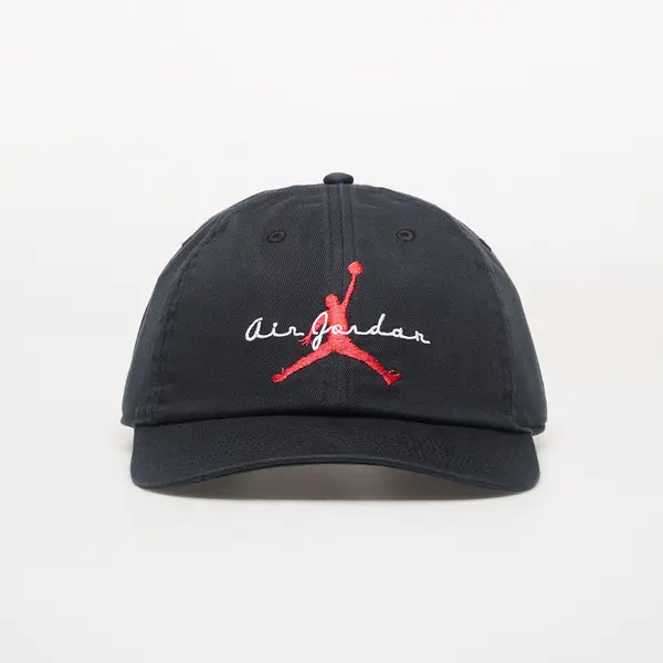 Jordan Шапка Jordan Club Cap Unstructured Adjustable Hat Black/ White/ University Red L/XL