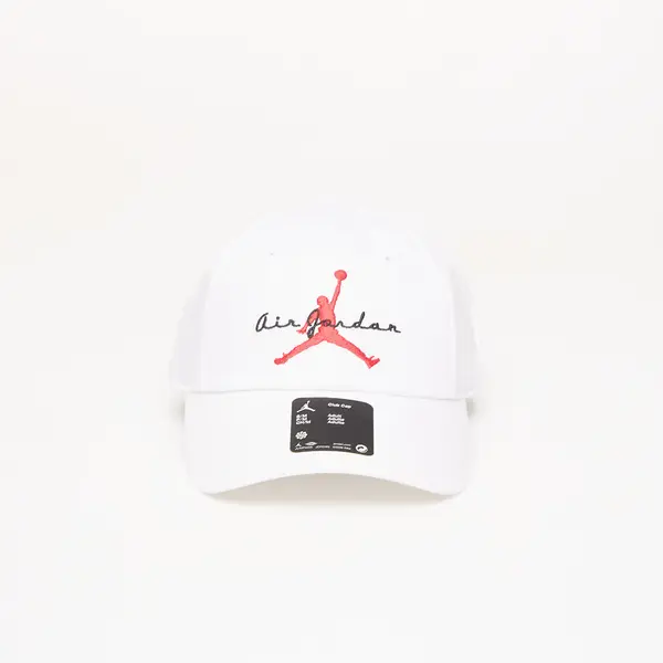 Jordan Шапка Jordan Club Cap Unstructured Adjustable Hat White/ Black/ University Red L/XL