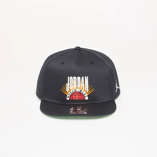 Jordan Шапка Jordan Essentials Pro Structured Flat Bill Hat Black/ Kelly Green/ Sail L/XL