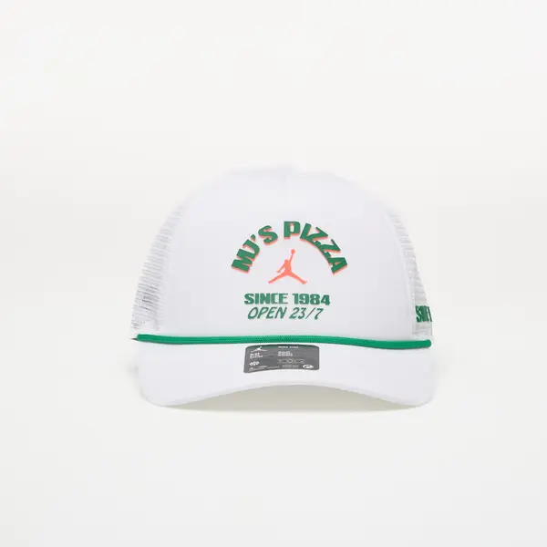 Jordan Шапка Jordan Rise Structured Trucker Cap White/ Court Green/ Infrared 23 S/M