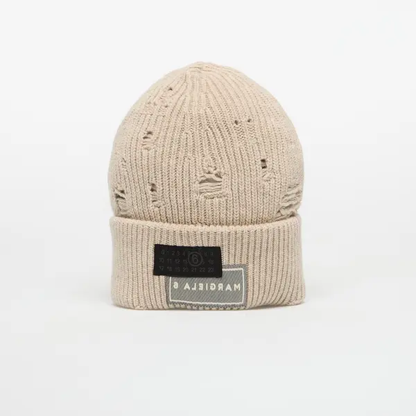 MM6 Шапка MM6 Beanie Beige Melange S