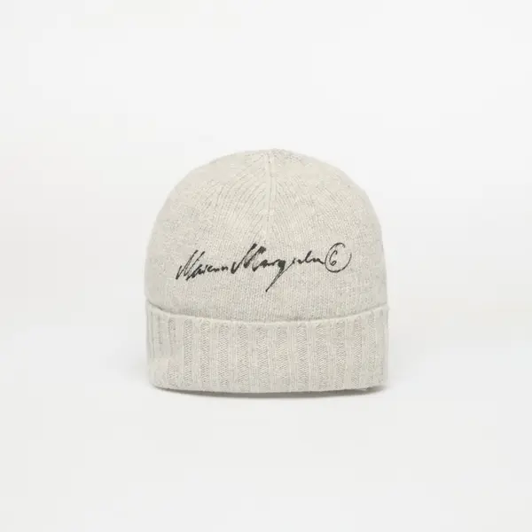MM6 Maison Margiela Шапка MM6 Beanie Grey Melange/ Black Print S