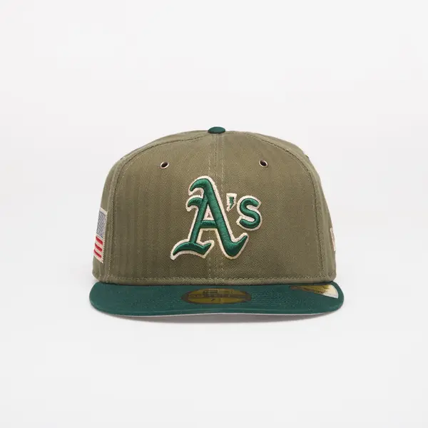 New Era Шапка New Era 59FIFTY MLB American Herringbone Oakland Athletics Official Team Color 7 1/8