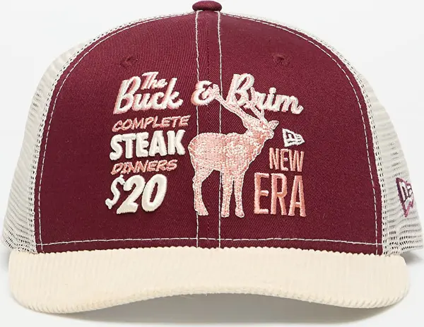 New Era Шапка New Era 9FIFTY Trucker Cord Cap Frosted Burgundy/ Stn S/M