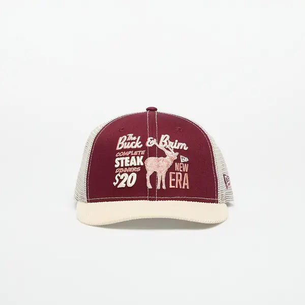 New Era Шапка New Era 9FIFTY Trucker Cord Cap Frosted Burgundy/ Stn S/M