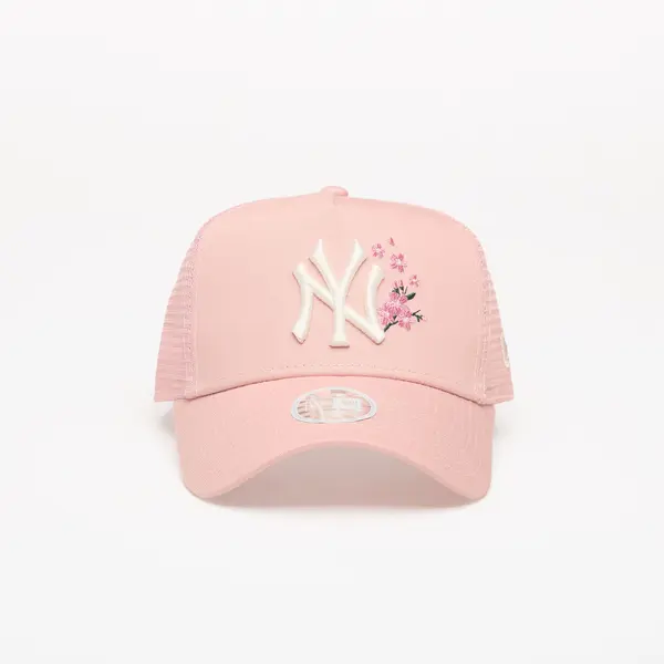 New Era Шапка New Era 9FORTY AF Trucker Floral New York Yankees Pink Rouge/ Chrome White Universal