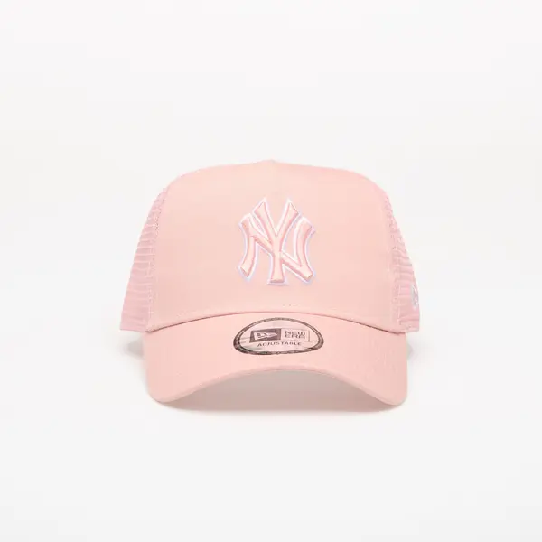 New Era Шапка New Era 9FORTY AF Trucker Outline New York Yankees Pink Rouge/ Optic White Universal