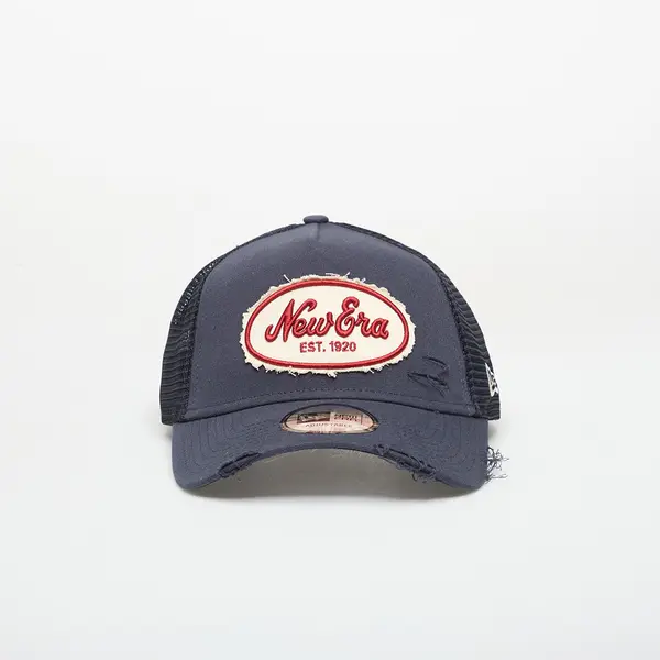 New Era Шапка New Era 9FORTY Af Trucker Oval Canvas Distress Navy Universal