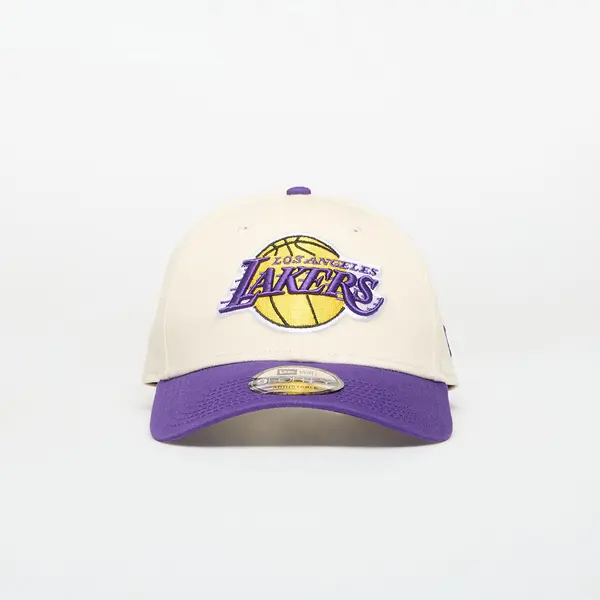 New Era Шапка New Era 9FORTY Los Angeles Lakers NBA Colourblock Light Cream/ Official Team Color Universal