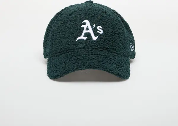 New Era Шапка New Era 9FORTY MLB Oakland Athletics Winter Borg Dark Green/ Optic White Universal