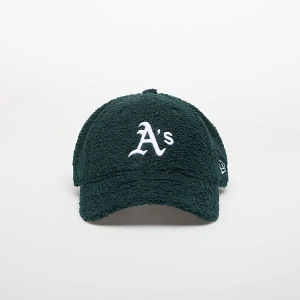 New Era Шапка New Era 9FORTY MLB Oakland Athletics Winter Borg Dark Green/ Optic White Universal