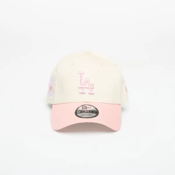 New Era Шапка New Era 9FORTY MLB WS Patch Los Angeles Dodgers Light Cream/ Pink Rouge Universal