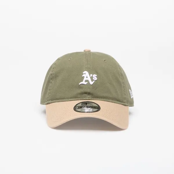 New Era Шапка New Era 9TWENTY Mini Washed Contrast Oakland Athletics New Olive/ Camel Universal