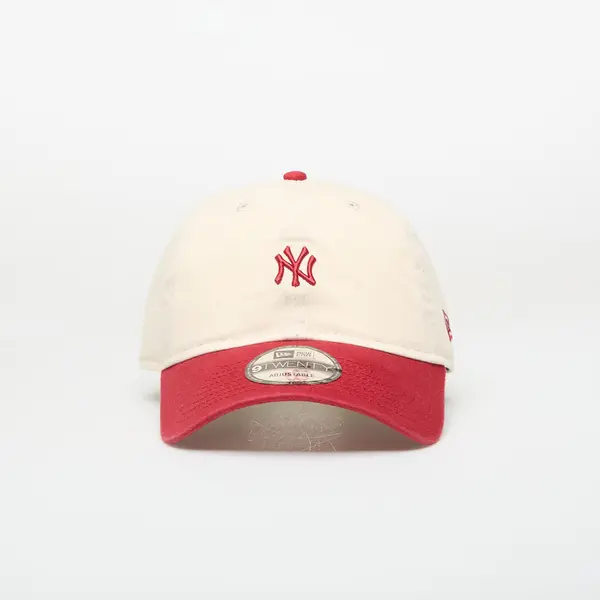 New Era Шапка New Era 9TWENTY New York Yankees MLB Mini Logo Light Cream/ Pinot Red Universal