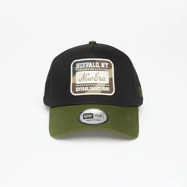 New Era Шапка New Era Camo Patch Black 9FORTY E-Frame Adjustable Cap Black/ Rifle Green Universal