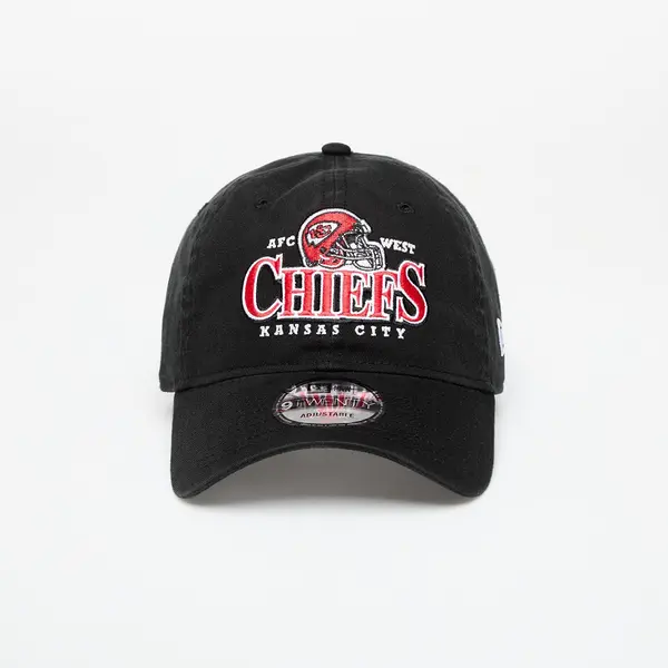 New Era Шапка New Era Kansas City Chiefs Helmet 9TWENTY Adjustable Cap Black Universal
