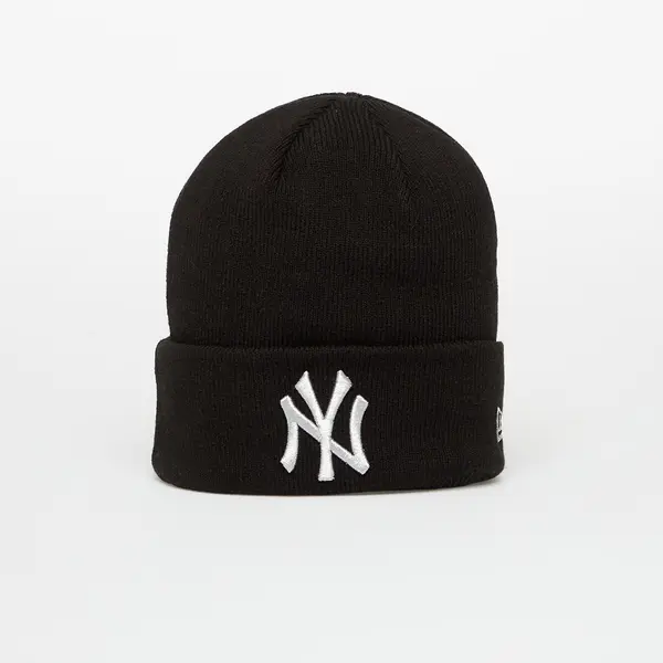 New Era Шапка New Era Knit Medium MLB Metallic Beanie New York Yankees Black Universal
