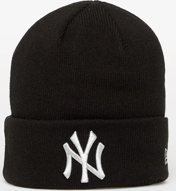 New Era Шапка New Era Knit Medium MLB Metallic Beanie New York Yankees Black Universal