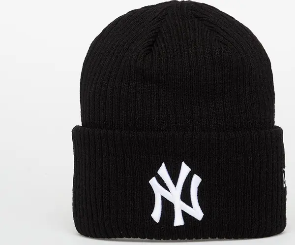 New Era Шапка New Era Knit Medium MLB Wide Cuff Beanie New York Yankees Black Universal