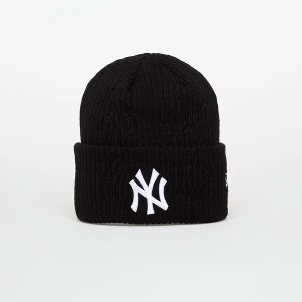 New Era Шапка New Era Knit Medium MLB Wide Cuff Beanie New York Yankees Black Universal