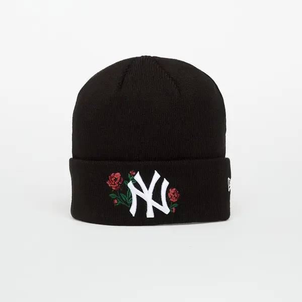 New Era Шапка New Era Knit Medium Wmns MLB Sequin Rose New York Yankees Beanie Black Universal