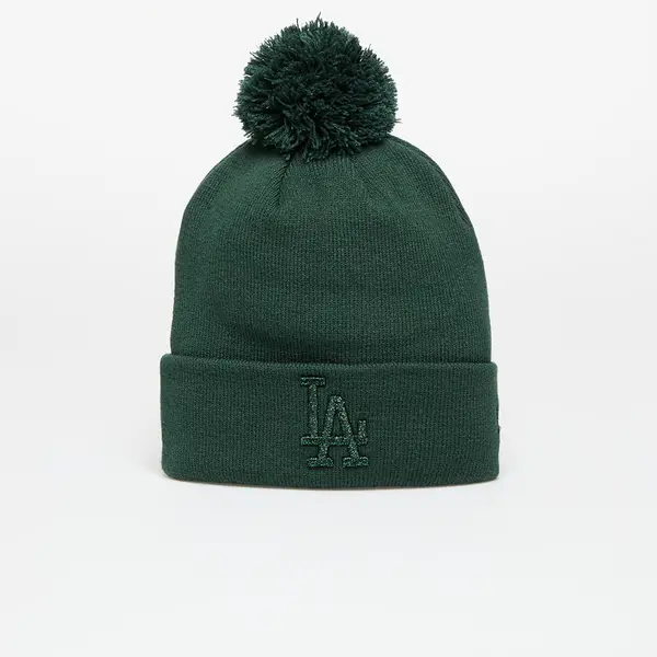New Era Шапка New Era Los Angeles Dodgers Knit Medium Wmns MLB Wmns Metallic Bobble Beanie Dark Green Universal