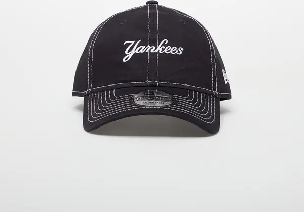 New Era Шапка New Era New York Yankees 9TWENTY Contrast Stitch Cap Navy/ White Universal