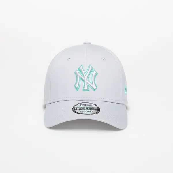 New Era Шапка New Era New York Yankees Team Outline 9FORTY Adjustable Cap Dolphin Gray/ Ate Universal