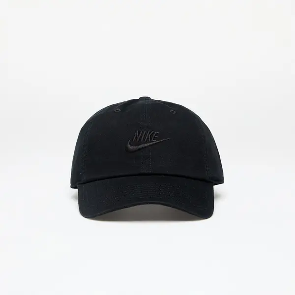 Nike Шапка Nike Club Unstructured Futura Wash Cap Black/ Black M/L