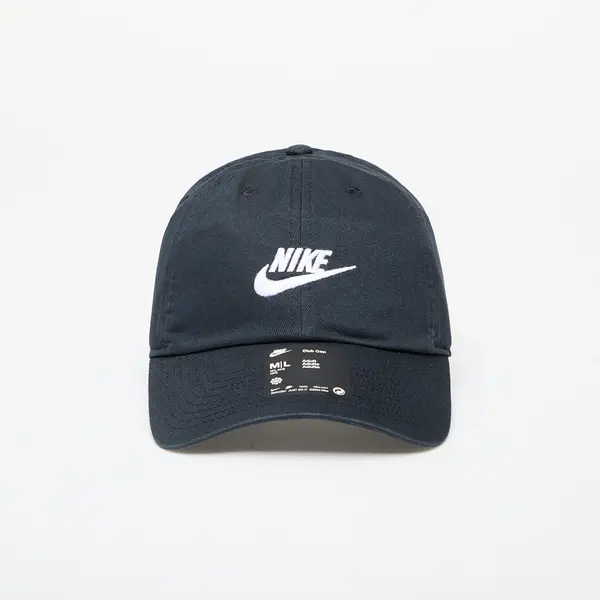 Nike Шапка Nike Club Unstructured Futura Wash Cap Black/ White Universal