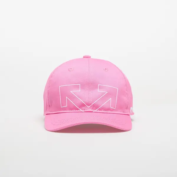OFF-WHITE KIDS Шапка OFF-WHITE KIDS Type Logo Baseball Fuchsia/ White II