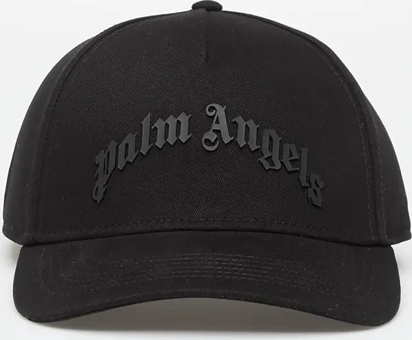 Palm Angels Шапка Palm Angels Curved Logo Tonal Cap Black/ Black Universal