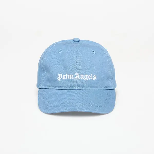 Palm Angels Kids Шапка Palm Angels Kids Logo Baseball Cap Dusty Blue/ Off White II