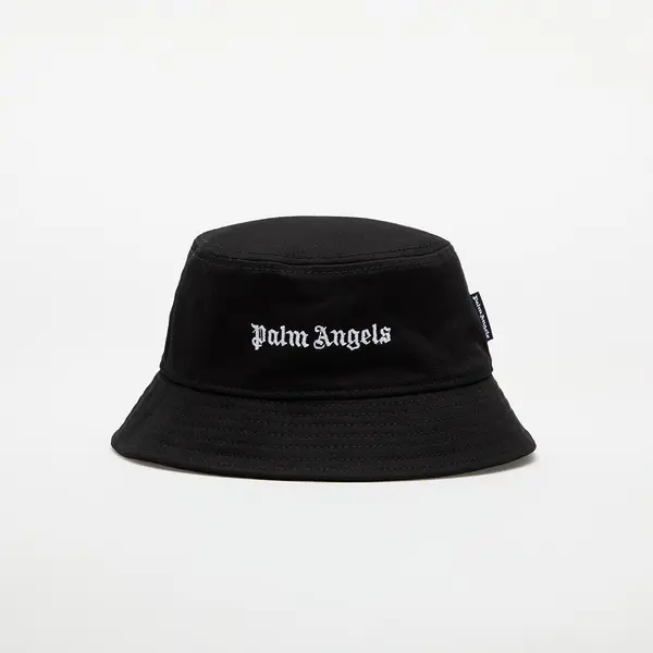 Palm Angels Kids Шапка Palm Angels Kids Logo Bucket Hat Black/ Off White II