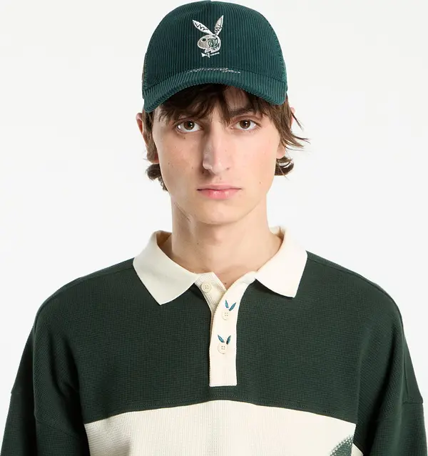 FTSHP Шапка Playboy x FTSHP Corduroy Trucker Green Universal