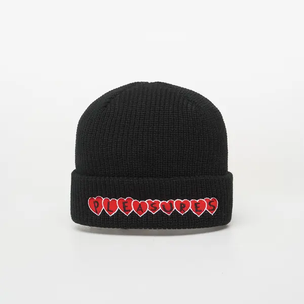 PLEASURES Шапка PLEASURES Hearts Beanie Black Universal