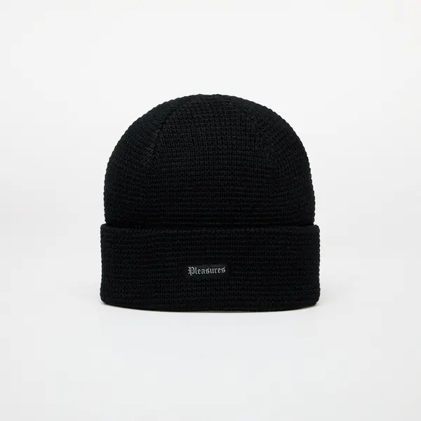 PLEASURES Шапка PLEASURES Old E Waffle Beanie Black Universal