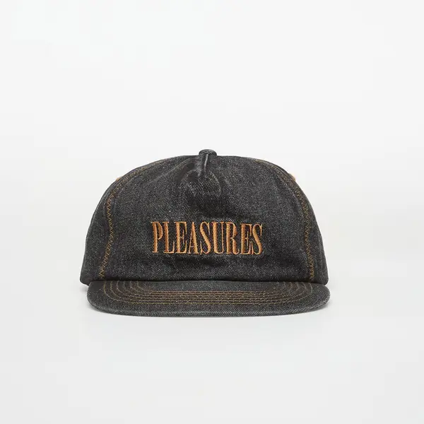 PLEASURES Шапка PLEASURES Zig Zag Denim Cap Black Universal