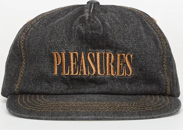 PLEASURES Шапка PLEASURES Zig Zag Denim Cap Black Universal