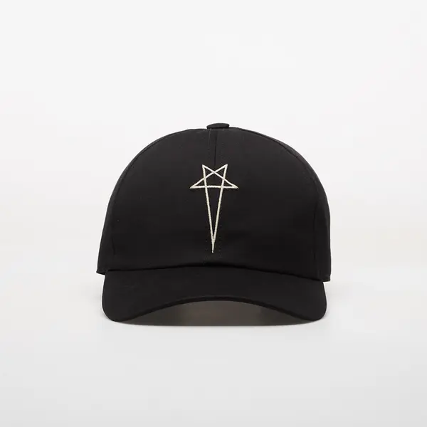 Rick Owens DRKSHDW Шапка Rick Owens DRKSHDW Baseball Cap Black/ Pearl L