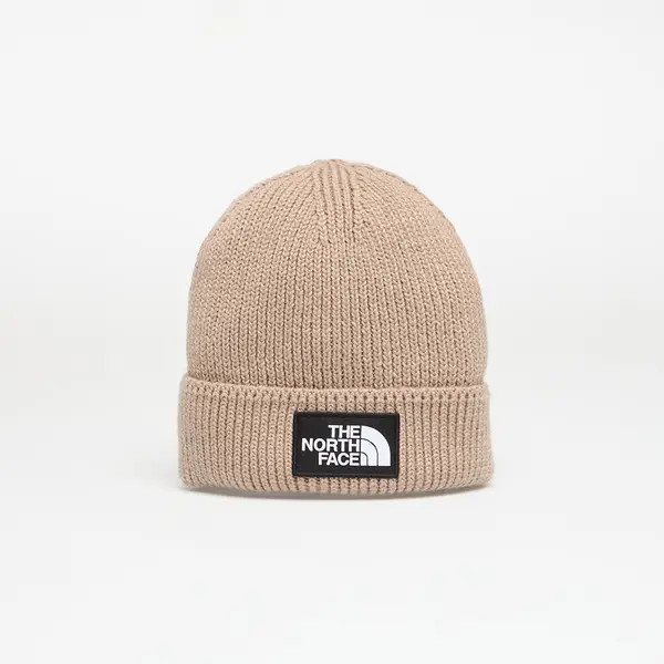 The North Face Шапка The North Face Tnf Logo Box Cuffed Beanie Mushroom Grey OS