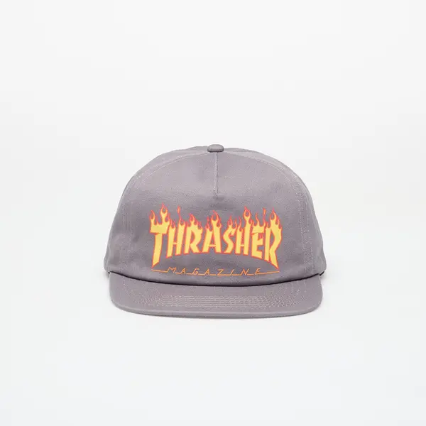 Thrasher Шапка Thrasher Printed Flame Snapback Grey Universal