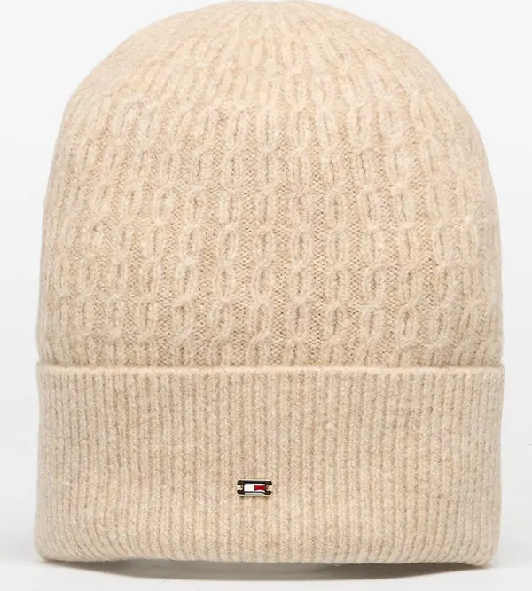 Tommy Hilfiger Шапка Tommy Hilfiger Cable Enamel Flag Beanie Khaki Universal