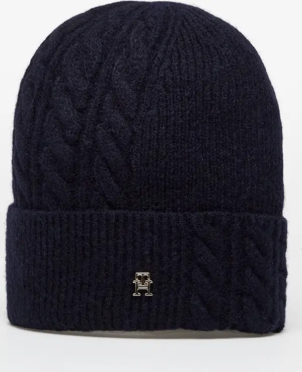 Tommy Hilfiger Шапка Tommy Hilfiger Elevated Chic Fluffy Beanie Blue Universal