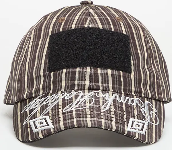 Umbro Шапка Umbro by SlamJam Check Hazard Cap Beige/ Dark Brown Universal