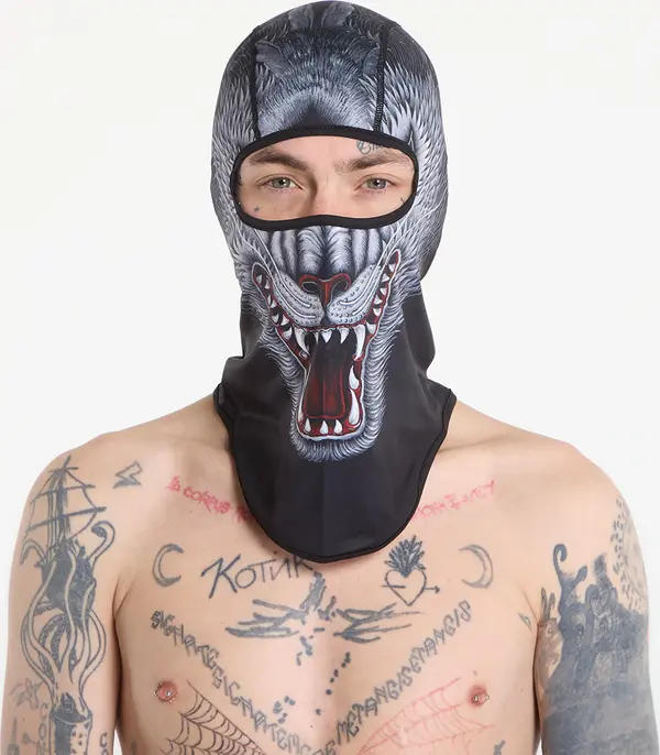 Y-3 Шапка Y-3 x Mercedes-AMG PETRONAS Formula One Team Wolf Balaclava Black/ Lgh Solid Grey M