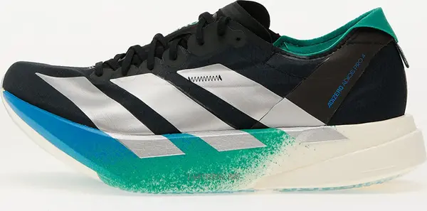 adidas Performance Сникърси adidas Adizero Adios Pro 4 M Core Black/ Matte Silver/ Glory Green EUR 44