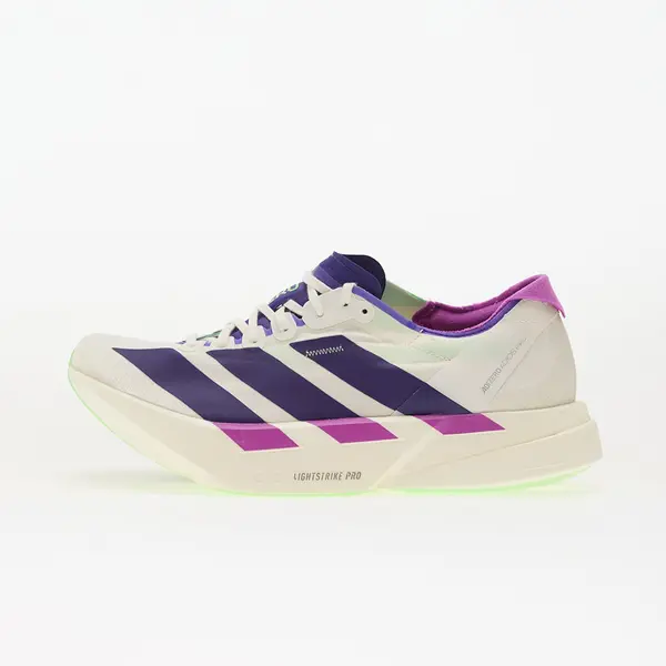 adidas Performance Сникърси adidas Adizero Adios Pro 4 M Core White/ Collegiate Purple/ Lime Burst EUR 43 1/3