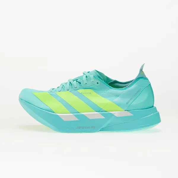 adidas Performance Сникърси adidas Adizero Adios Pro 4 M Flace Aqua/ Lucid Lemond/ Minton EUR 43 1/3
