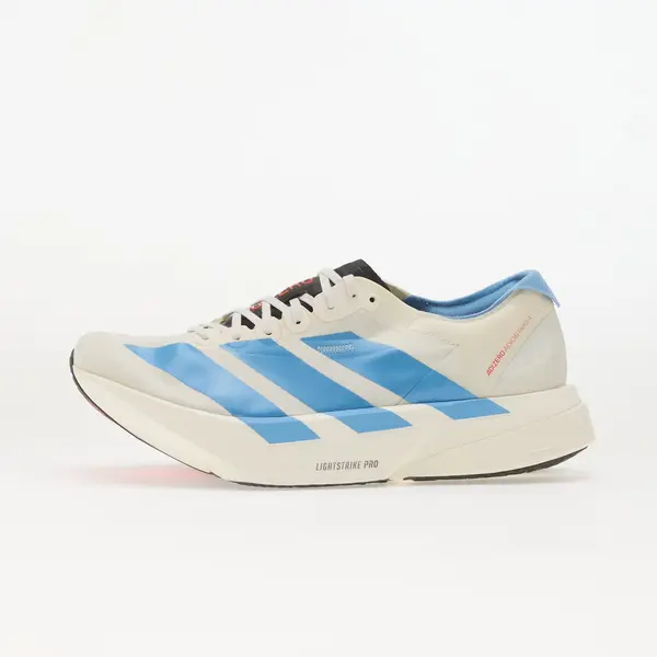 adidas Performance Сникърси adidas ADIZERO Adios Pro 4 Running Off White/ Light Blue/ Bright Red EUR 11